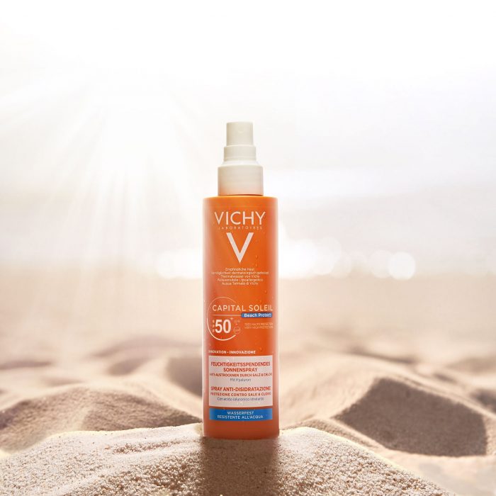 Xịt chống nắng Vichy Capital Soleil Beach Protect Anti-Dehydration Spray SPF50+++