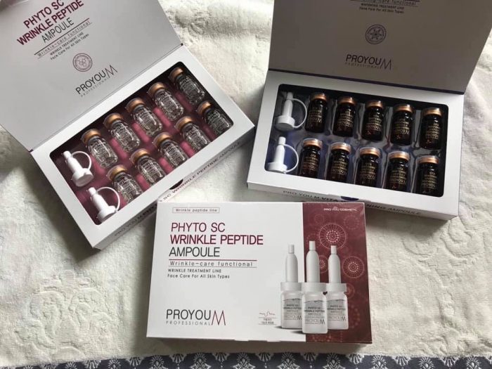 Huyết thanh Proyou Phyto Sc Wrinkle Peptide Ampoule