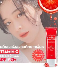 kem chong nang duong trang tiam my signature vita red sunscreen 2