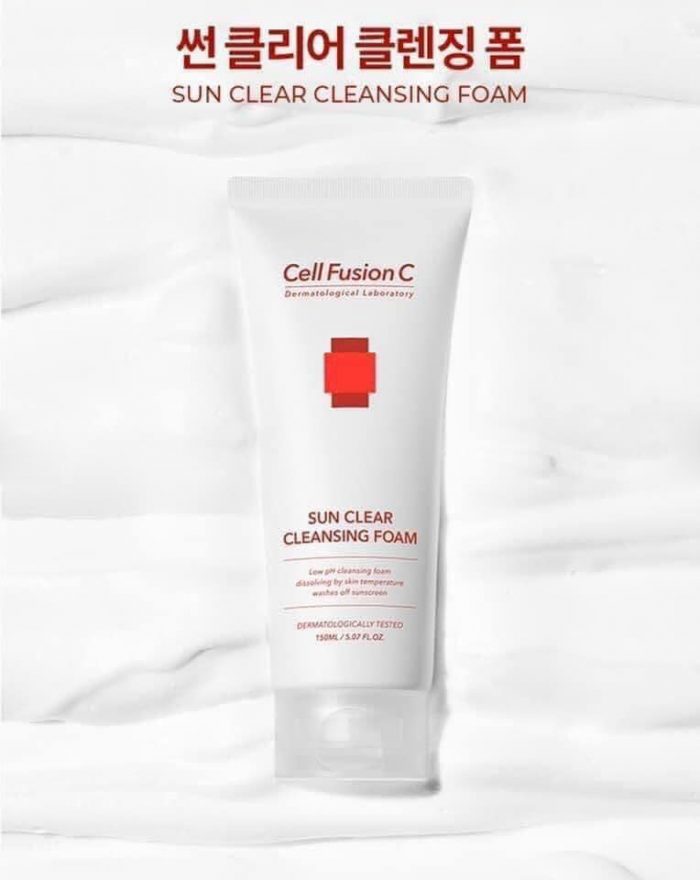 Sữa Rửa Mặt Cell Fusion C Sun Clear Cleansing Foam