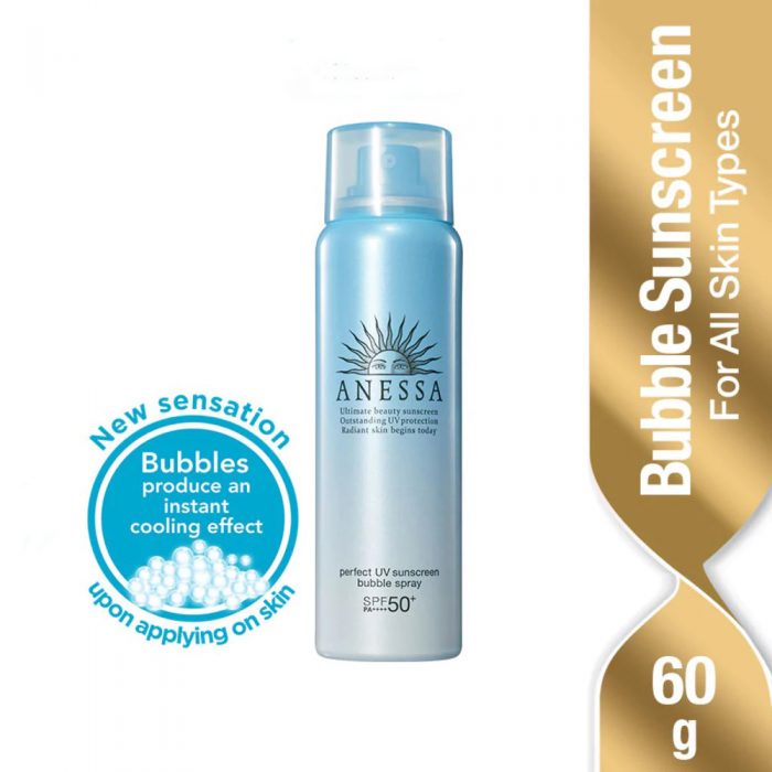 Xịt Chống Nắng Anessa Perfect UV Sunscreen Bubble Spray SPF50+/PA++++