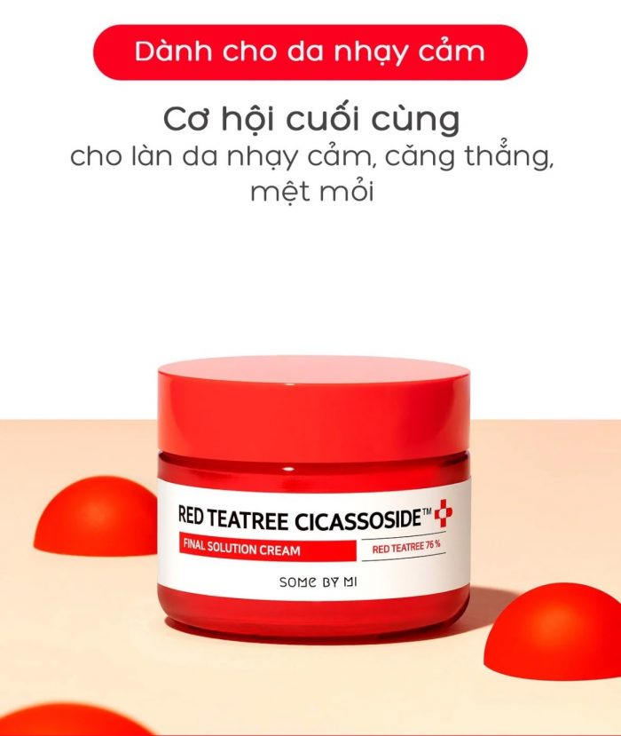 Kem dưỡng Some By Mi Red TeaTree Cicassoside Final Solution Cream