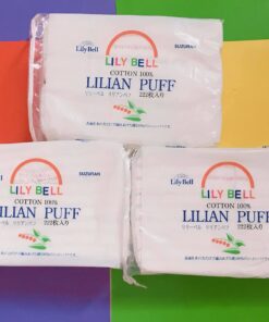 bong tay trang lily bell lilian puff cotton 12