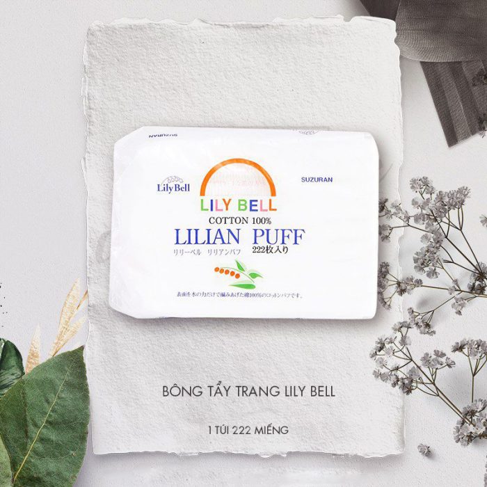 Bông Tẩy Trang Lily Bell Lilian Puff Cotton