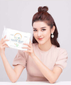 bong tay trang lily bell lilian puff cotton 9