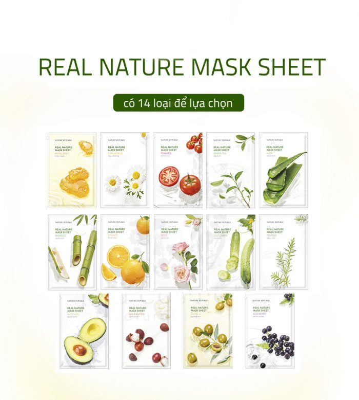 Mặt nạ Nature Republic Real Nature Mask Sheet