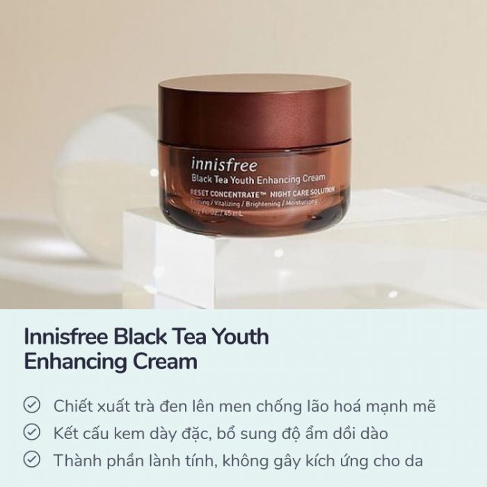 kem dưỡng Innisfree Black Tea Youth Enhancing Cream