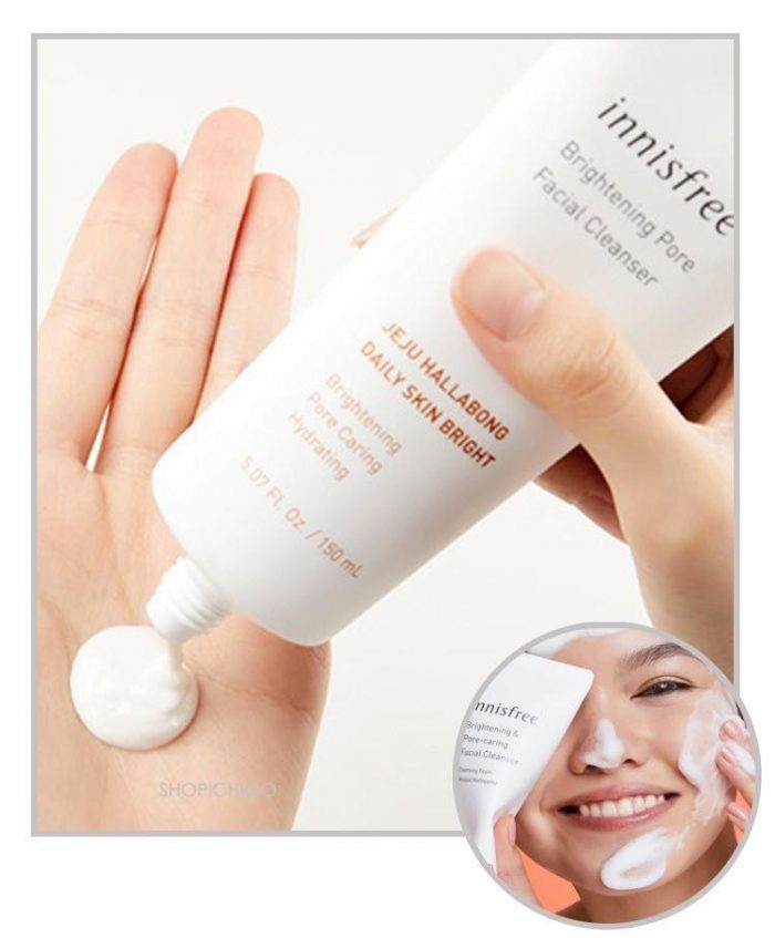 Sữa Rửa Mặt Innisfree Brightening Pore Facial Cleanser