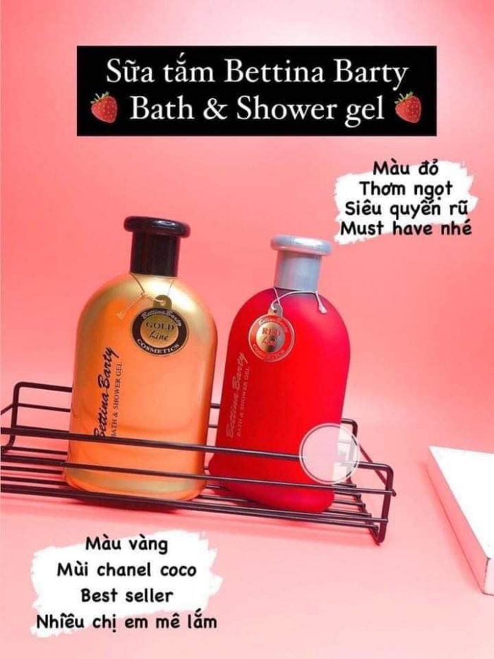 sữa tắm Bettina Barty Bath & Shower Gel
