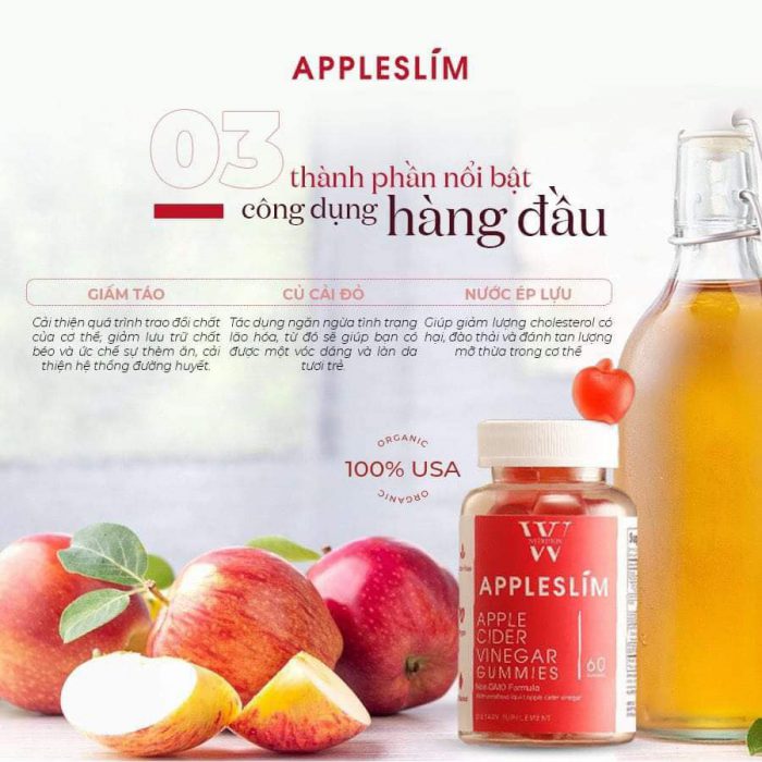 Kẹo giảm cân Nature’s Truth Apple Cider Vinegar Gummies