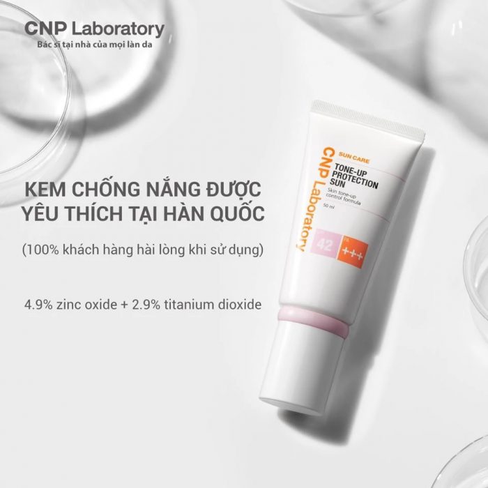 Kem chống nắng CNP Laboratory Tone Up Protection Sun SPF42 PA +++