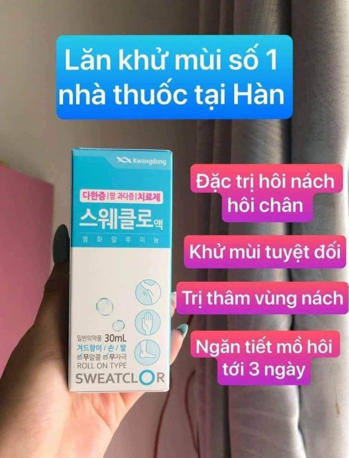 Lăn khử mùi Kwangdong Sweatclor