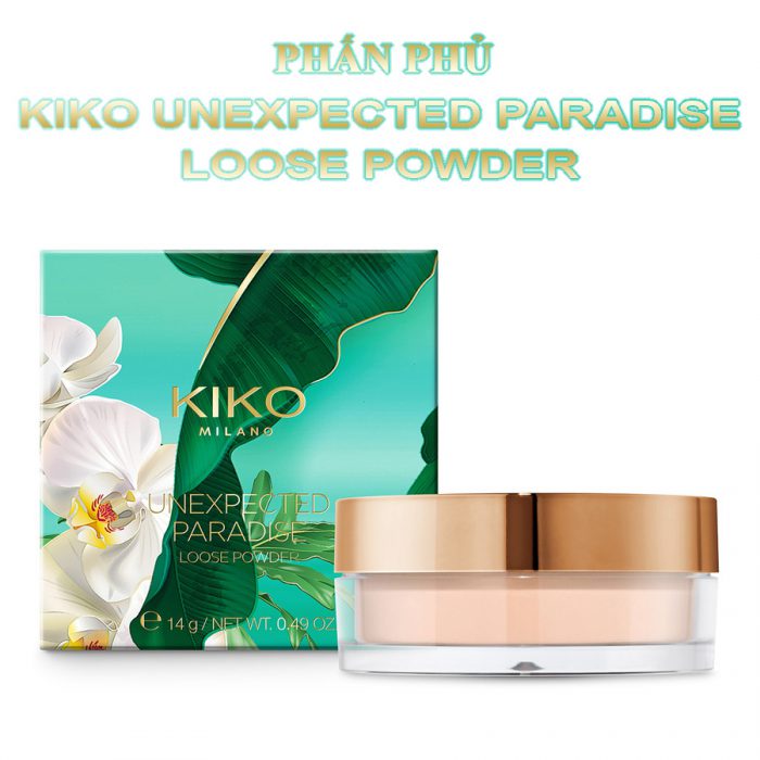 Phấn phủ Kiko Unexpected Paradise Loose Powder