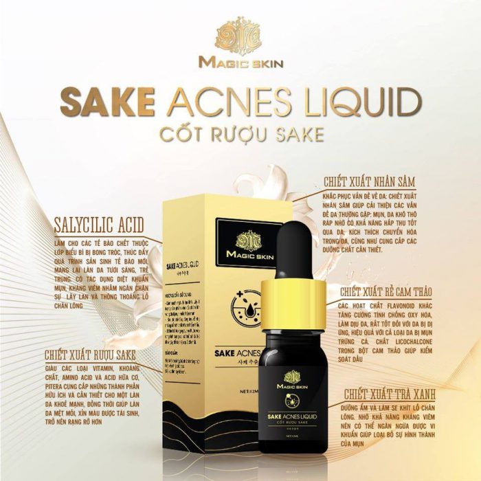 Serum Magic Skin Sake Acnes Liquid