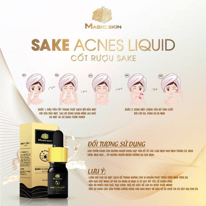 Serum Magic Skin Sake Acnes Liquid
