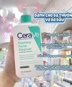 sua rua mat cerave foaming facial hydrating renewing sa cleanser1