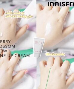 kem duong trang innisfree jeju cherry blossom tone up cream1