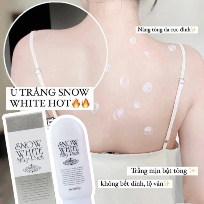 Kem Body Snow White Milky Pack Secret Key