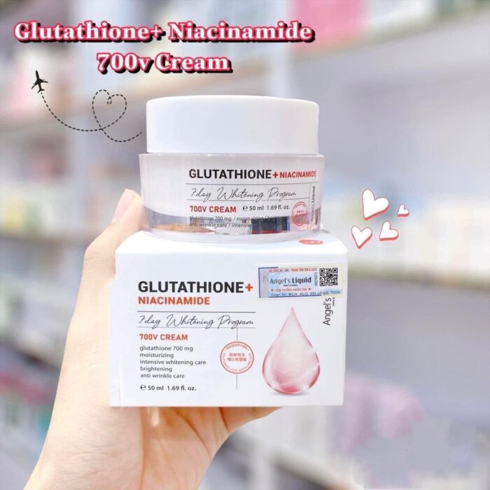 Kem Huyết Thanh 7 Day Whitening Program Glutathione 700 V-Cream