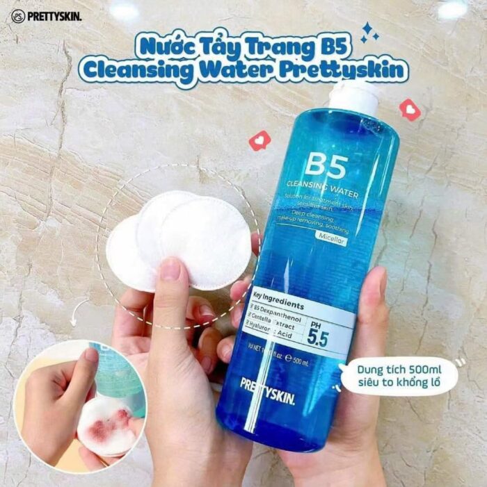 Tẩy trang PrettySkin The Pure Jeju Cica Cleansing Water