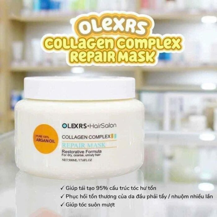 Ủ tóc Olexrs Hair Salon Argan Oil Collagen