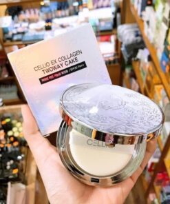 Phấn phủ Cellio Ex Collagen Twoway Cake