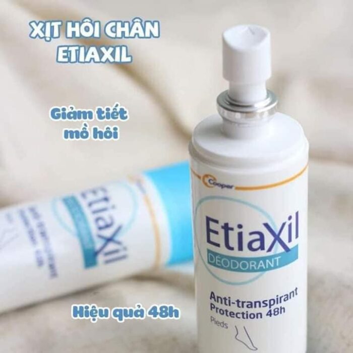 Xịt khử mùi chân Etiaxil Deodorant Anti-transpirant 48H