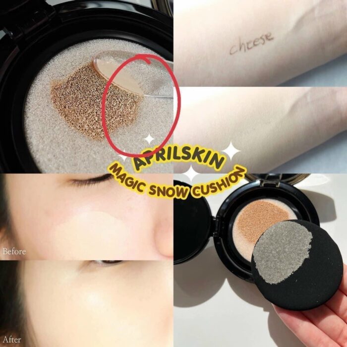 Phấn nước April Skin Magic Snow Cushion