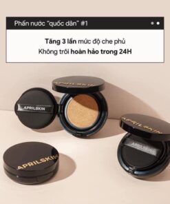 phan nuoc april skin black magic snow cushion spf 50 pa8