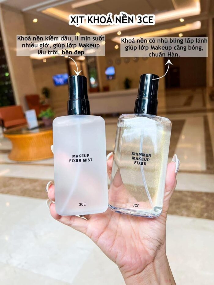 Xịt Khóa Nền 3CE Makeup Fixer Mist