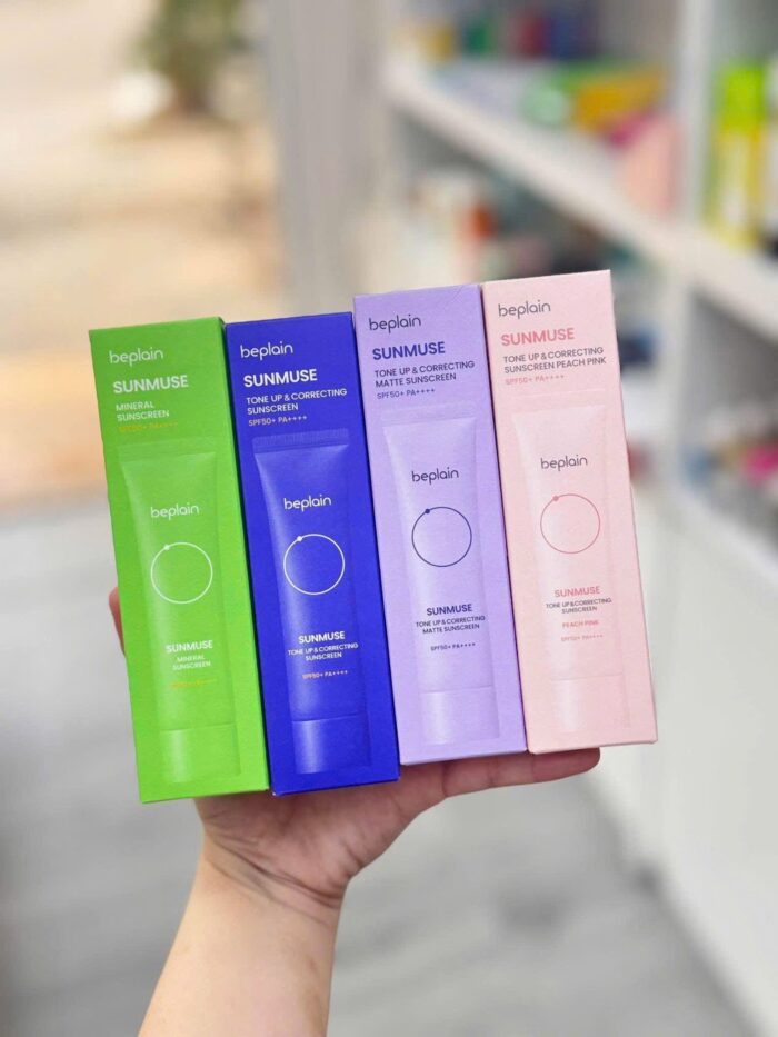 Kem Chống Nắng Beplain Sunmuse Tone Up & Correcting Matte Sunscreen