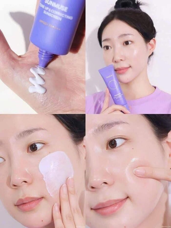 Kem Chống Nắng Beplain Sunmuse Tone Up & Correcting Matte Sunscreen