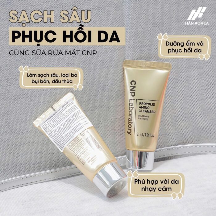 Sữa rửa mặt CNP Laboratory Propolis Amino Cleanser