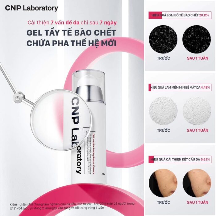 Tẩy Da Chết CNP Laboratory Invisible Peeling Booster Essence