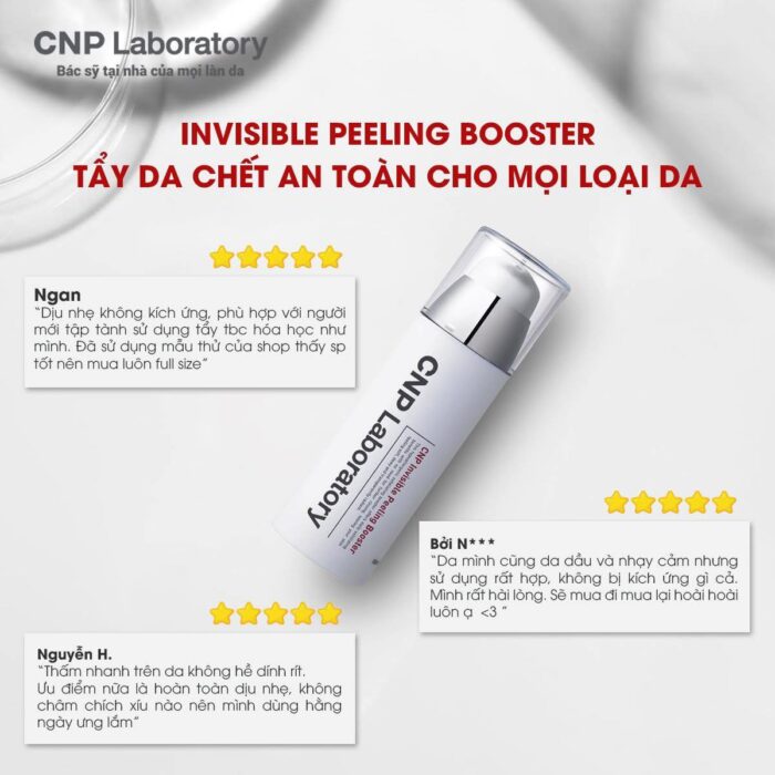 Tẩy Da Chết CNP Laboratory Invisible Peeling Booster Essence