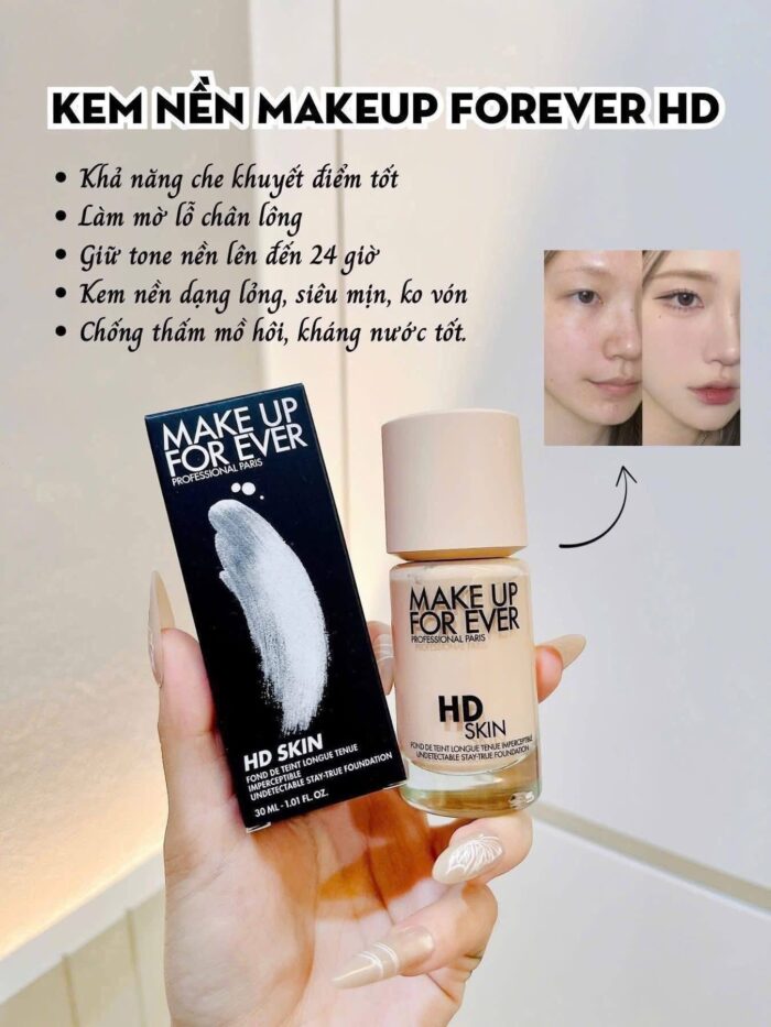 Kem nền Make Up ForEver HD Skin Foundation