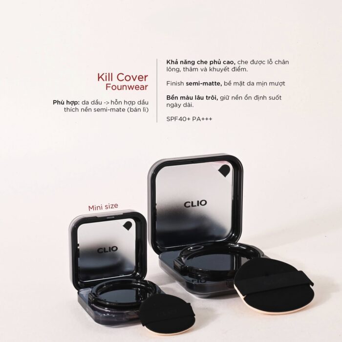 Phấn Nước Clio Kill Cover Cushion Mẫu Mới