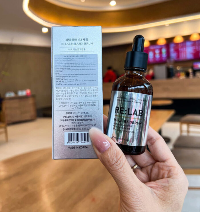 Serum Relab Mela B3 Dưỡng Trắng Mờ Nám Mụn
