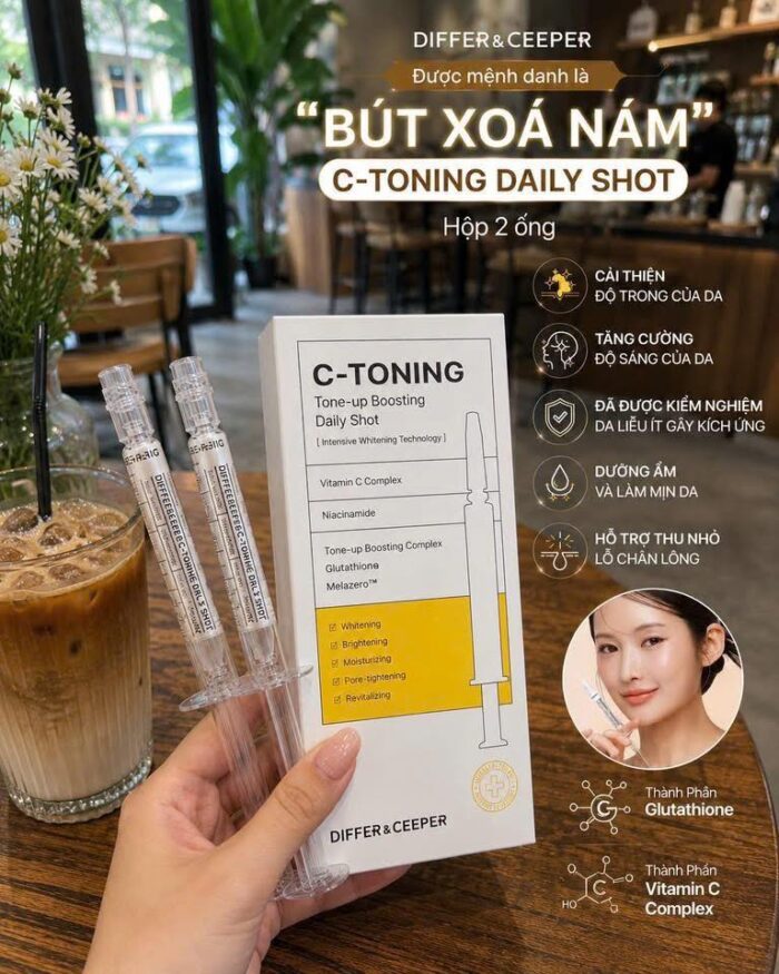 Tinh chất serum Differ & Deeper C-Toning Daily Shot