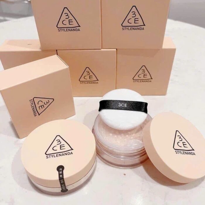 Phấn phủ bột 3CE Stylenanda Natural Finish Loose Powder