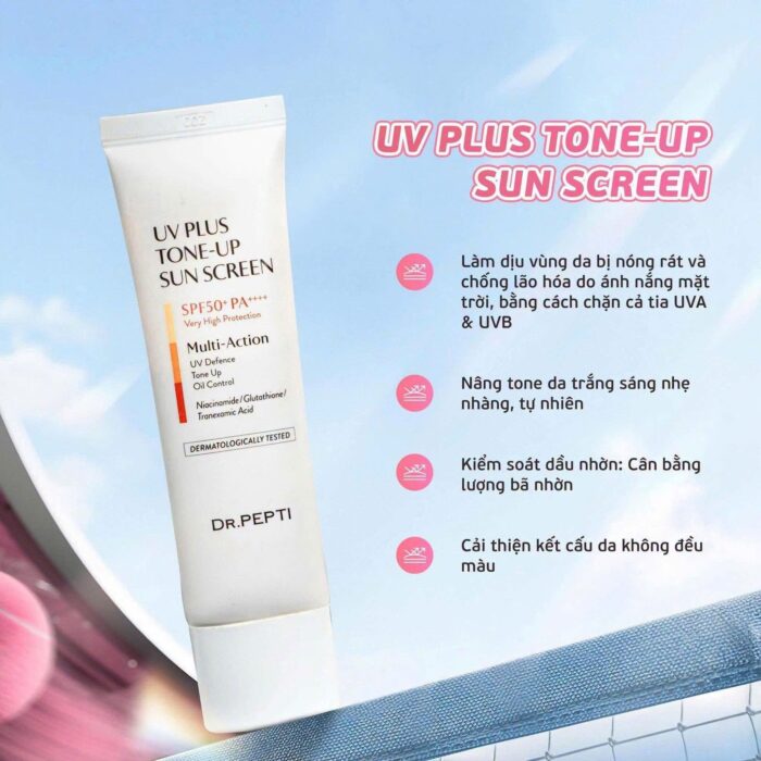 Kem chống nắng Dr Pepti UV Plus Tone Up Sunscreen