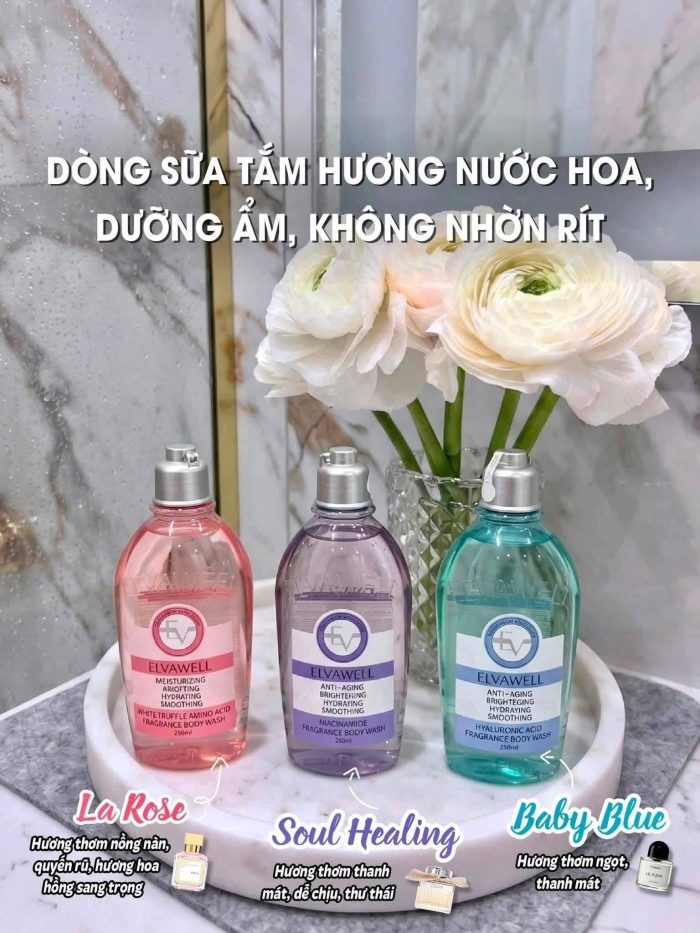 Sữa tắm Elvawell