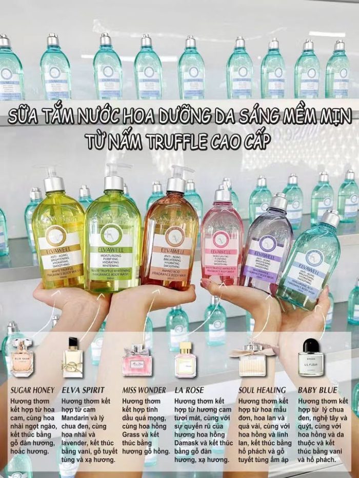 Sữa tắm Elvawell