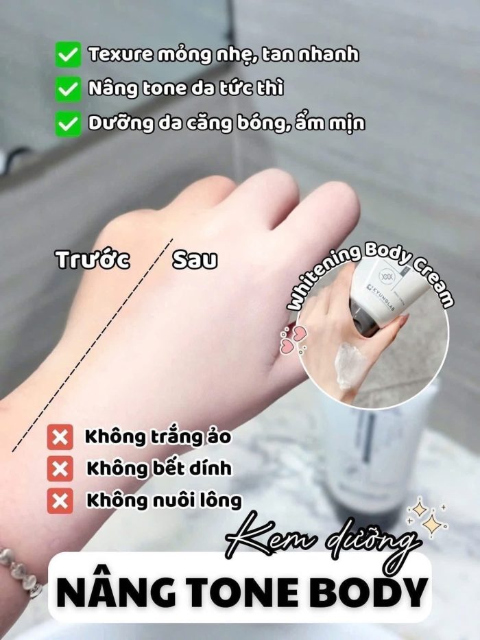 Kem Body KyungLab Whitening Cream