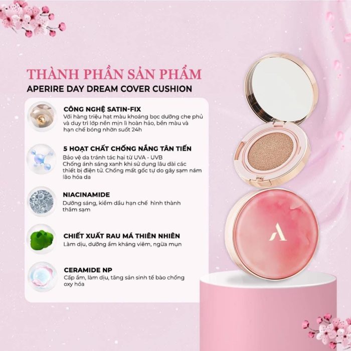 Phấn Nước Cushion Aperire Day Dream Cover