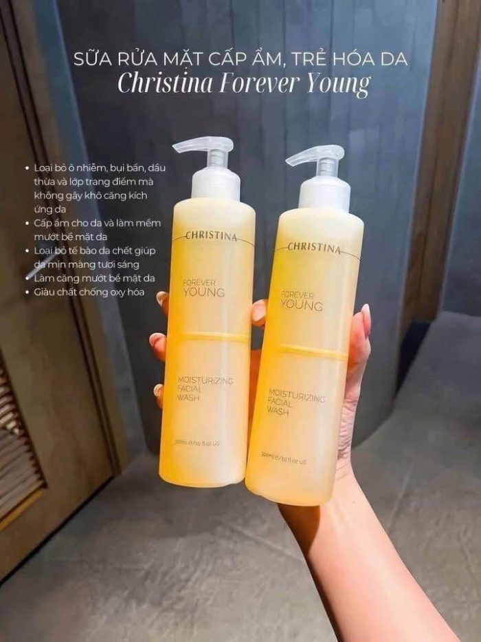 Sữa rửa mặt Christina Forever Young Moisturizing Facial Wash
