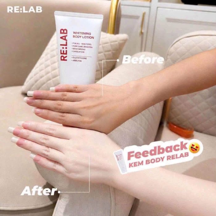 Kem Body Relab Whitening Body Lotion
