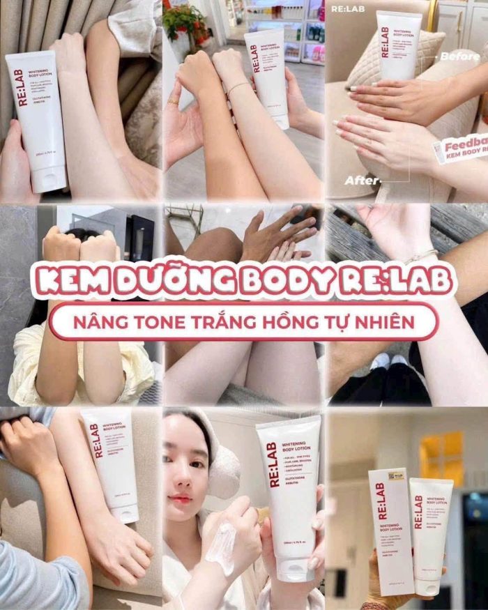 Kem Body Relab Whitening Body Lotion