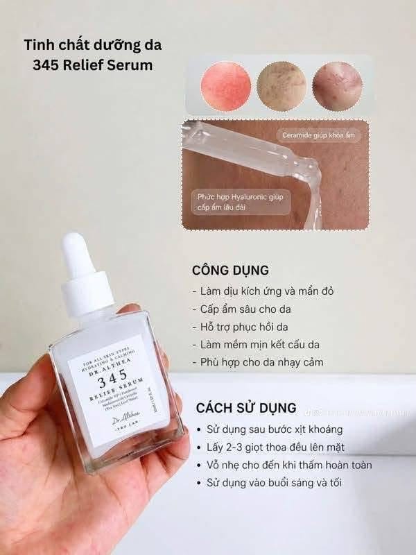 Serum Dr Althea 345 Relief làm dịu phục hồi da