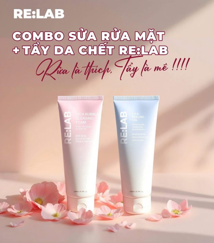 Sửa rửa mặt Relab Cica Bubble Cleansing Foam